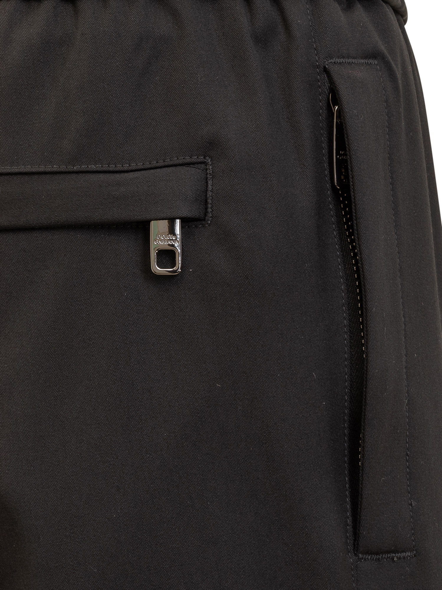Dolce & Gabbana Stretch Cotton Jogging Pants With Tag In Black