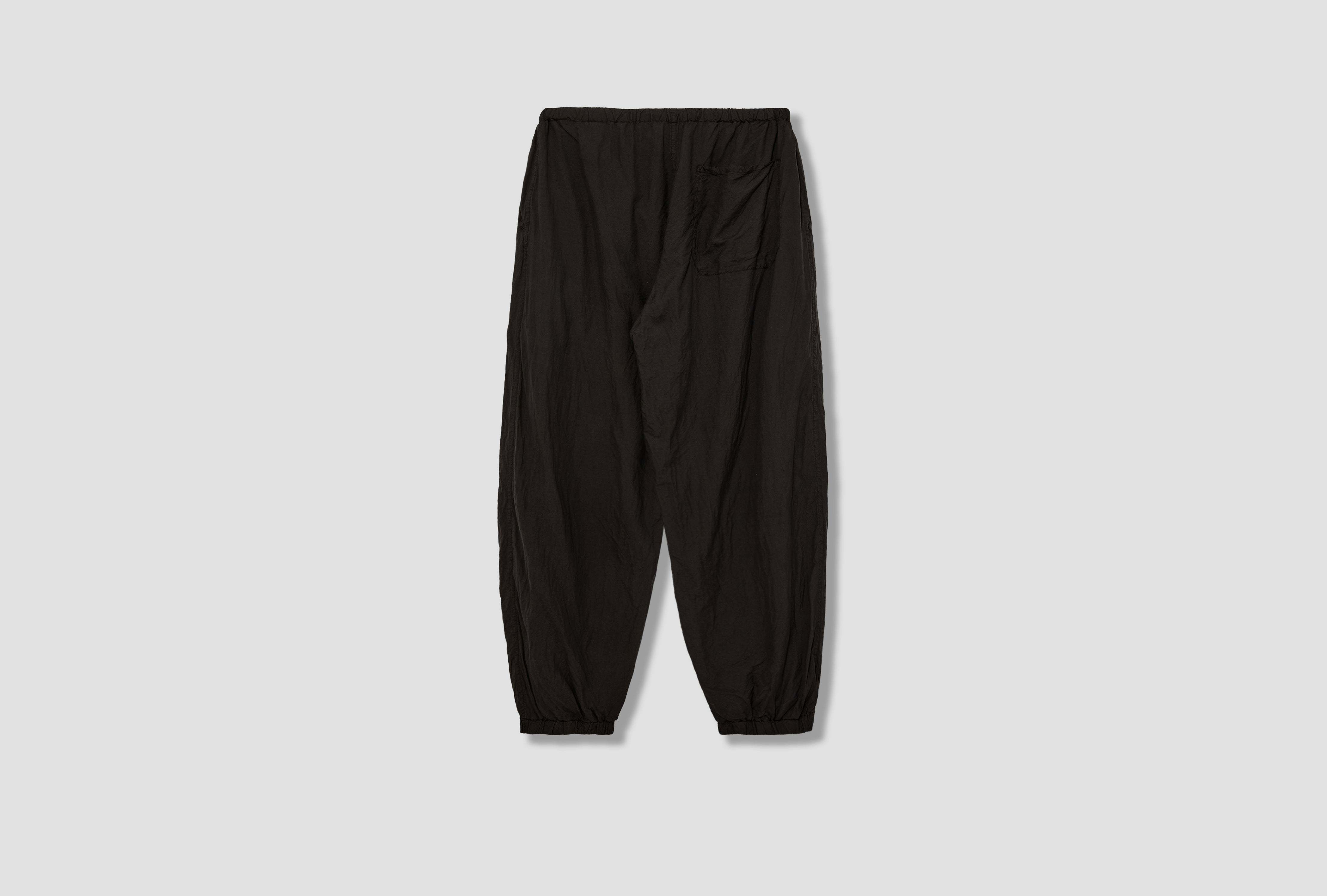 Comoli Drawstring Casual Pants In Black