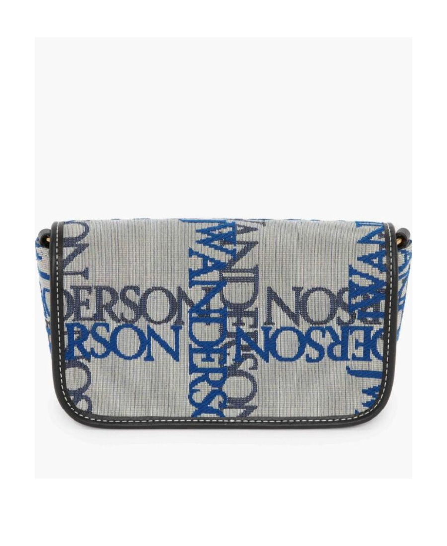 Jw Anderson Anchor Chain Baguette - Shoulder Bag In Gray