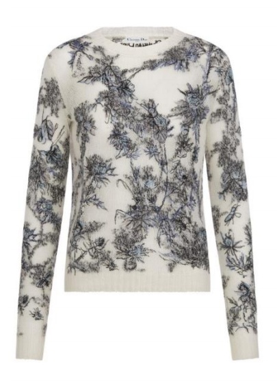 DIOR EMBROIDERED SWEATER
