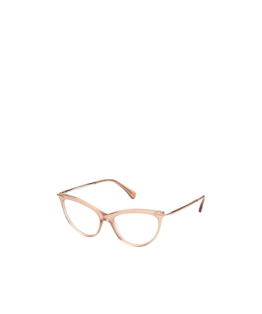 Max Mara Cat-eye Optical Glasses In Nude