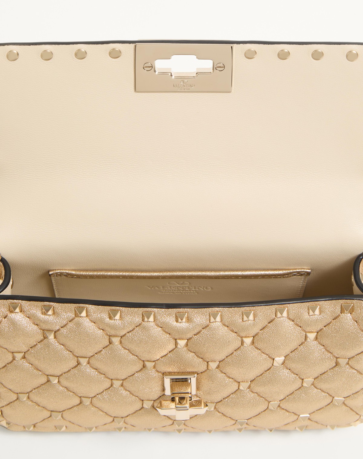 Valentino Chain Shoulder Bag In Nude