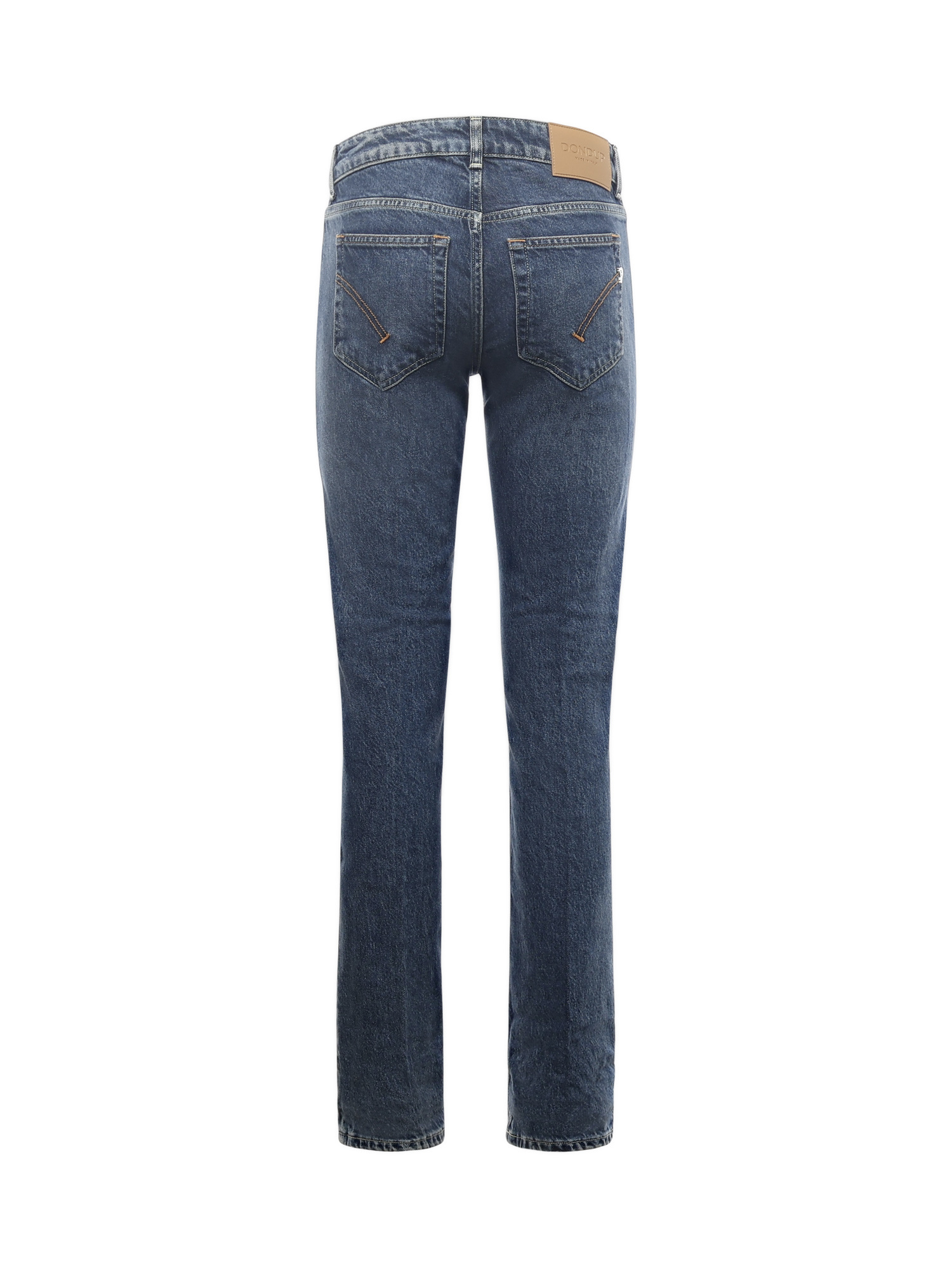 Dondup Five-pocket Logo Jeans In Multi