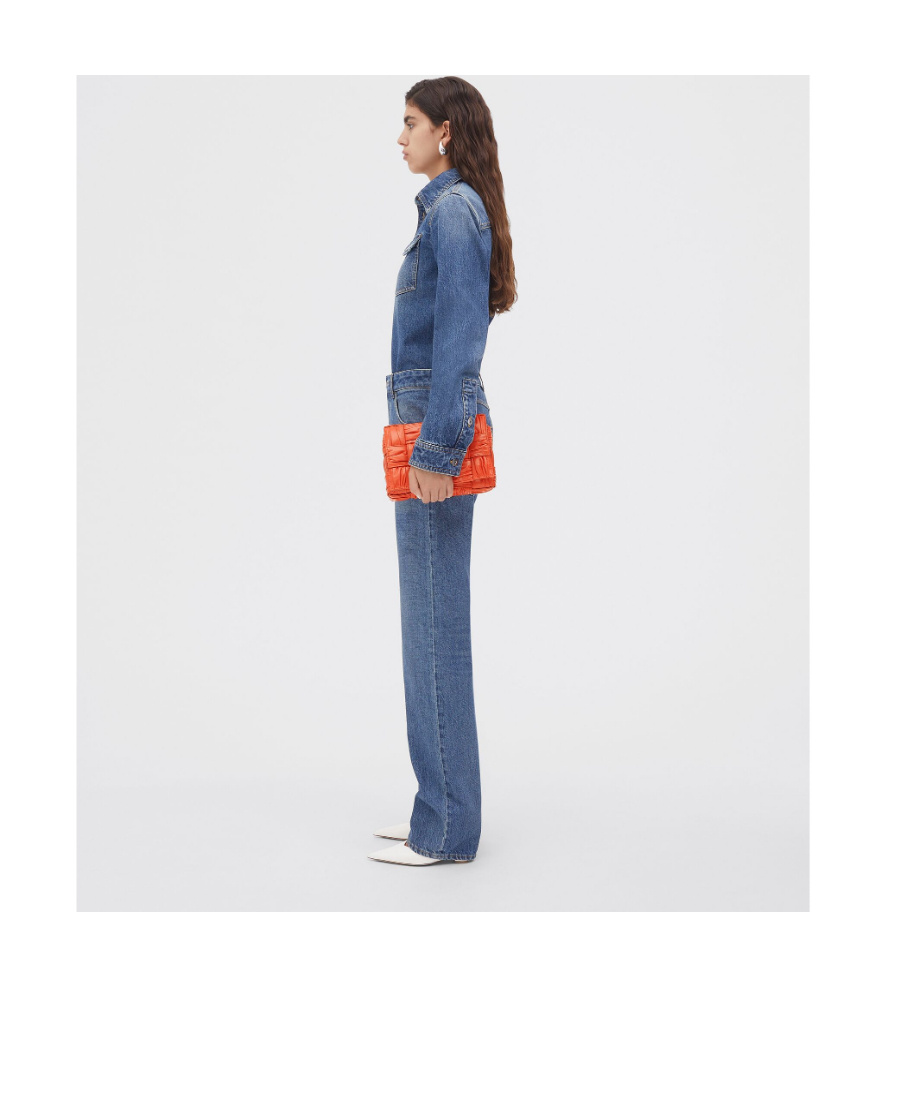 Bottega Veneta Cassette Cross-body Bag In Red