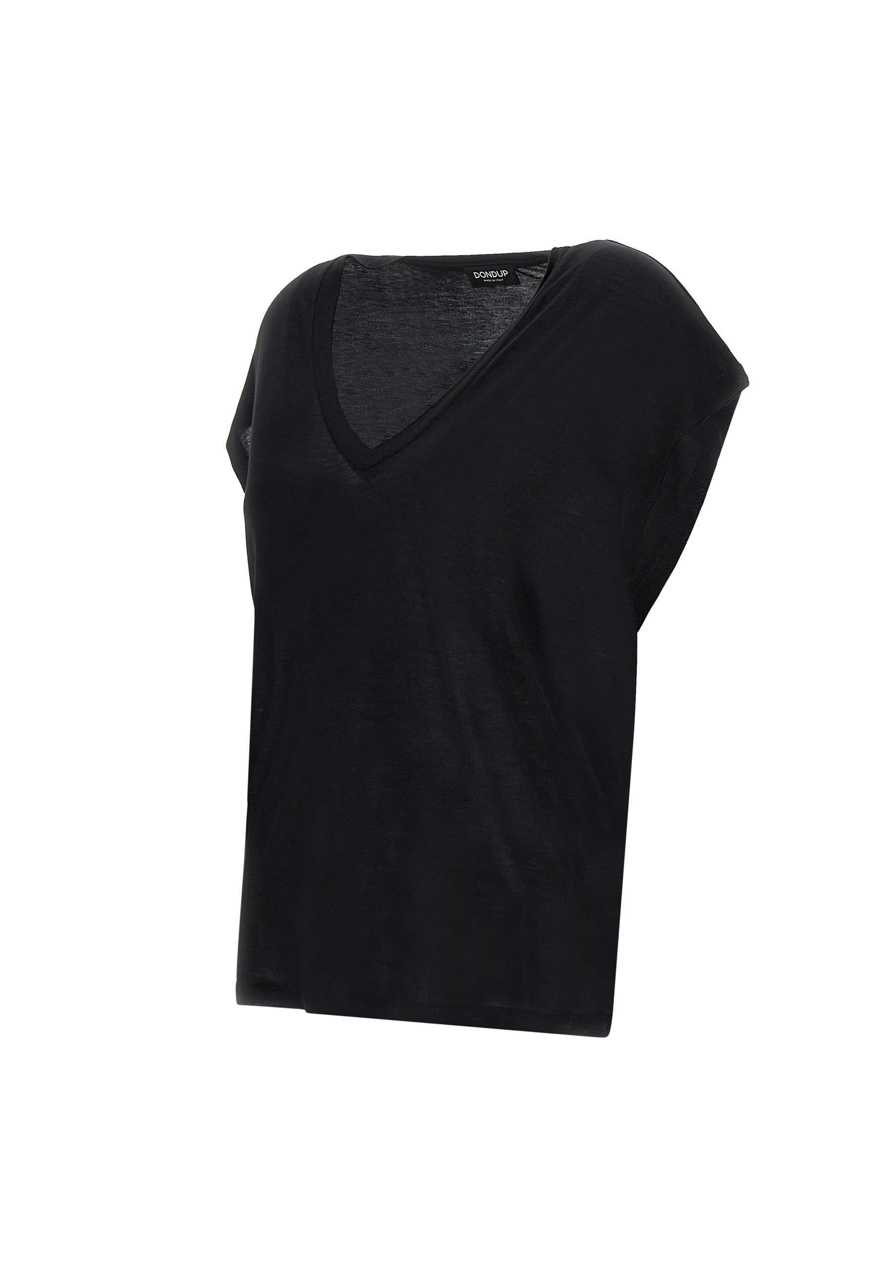 Dondup Short Sleeve T-shirts In Black