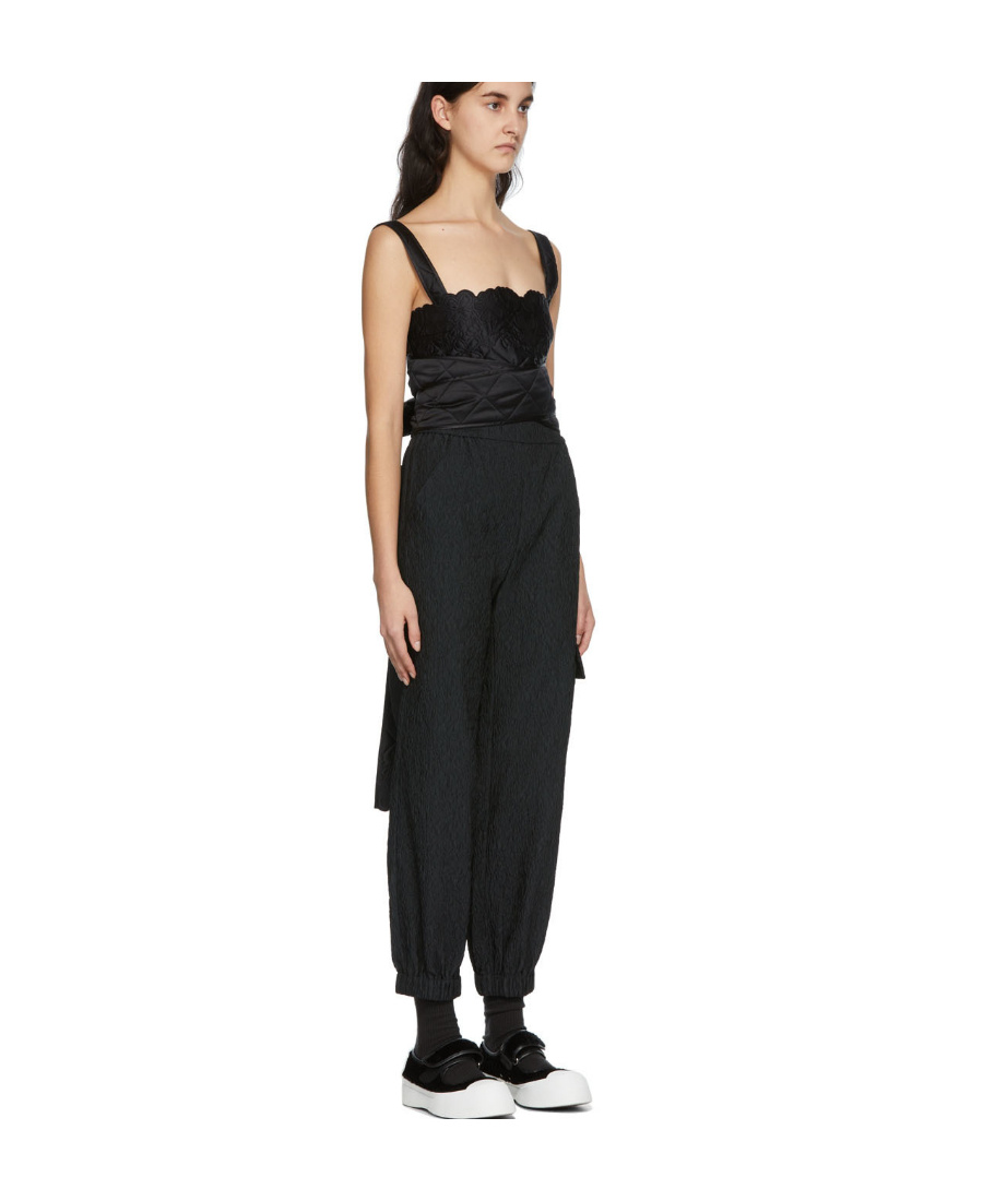 Cecilie Bahnsen Black Sleeveless Sling In Black