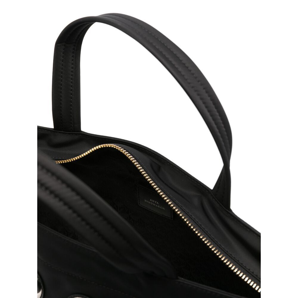 Shop Anya Hindmarch Eye Shoulder Bag In Black