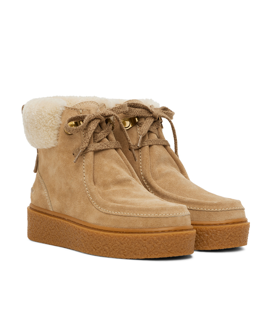 See By Chloé Logo And Ankle Boots In Brown