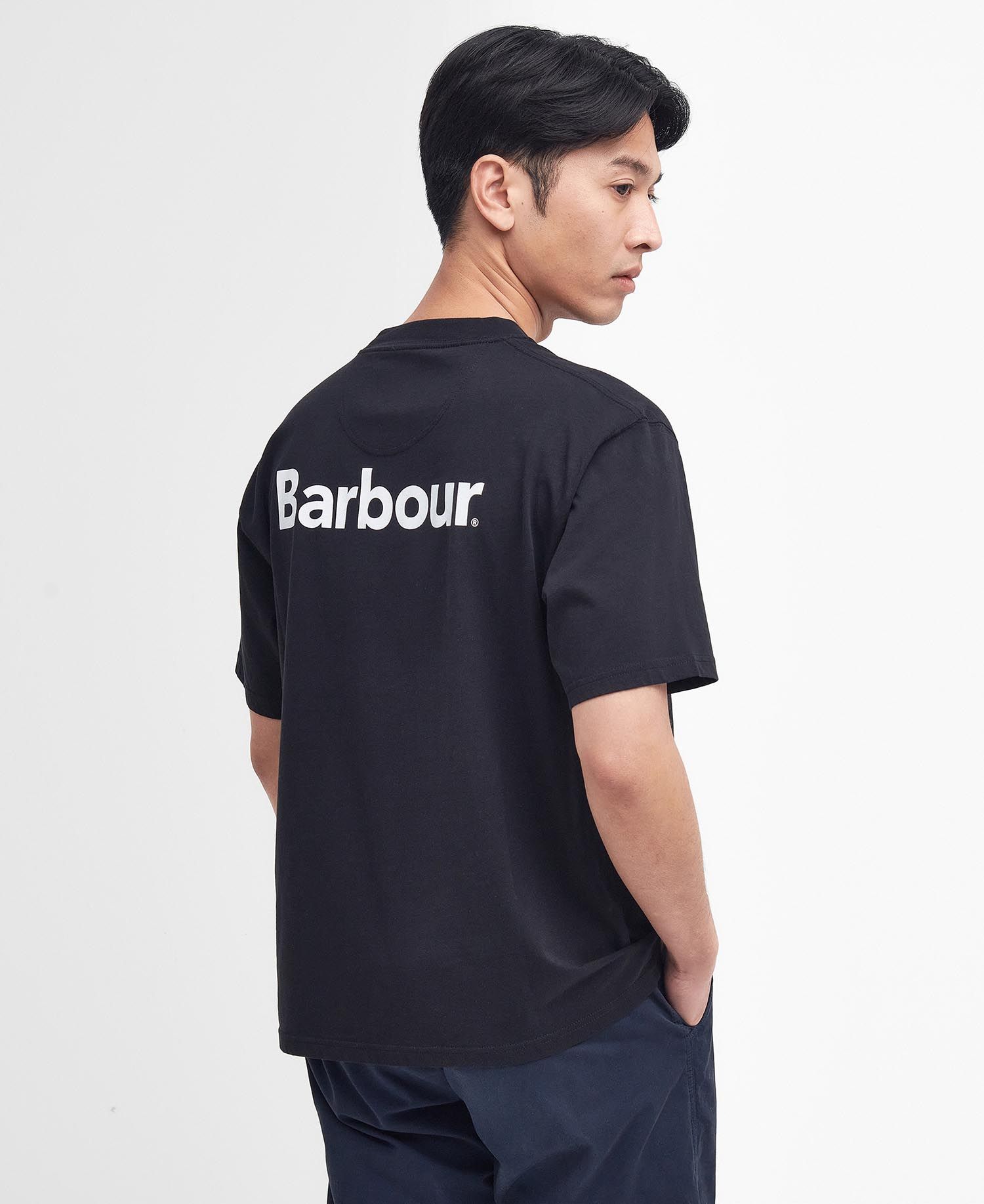 Shop Barbour Short-sleeved T-shirt In Black