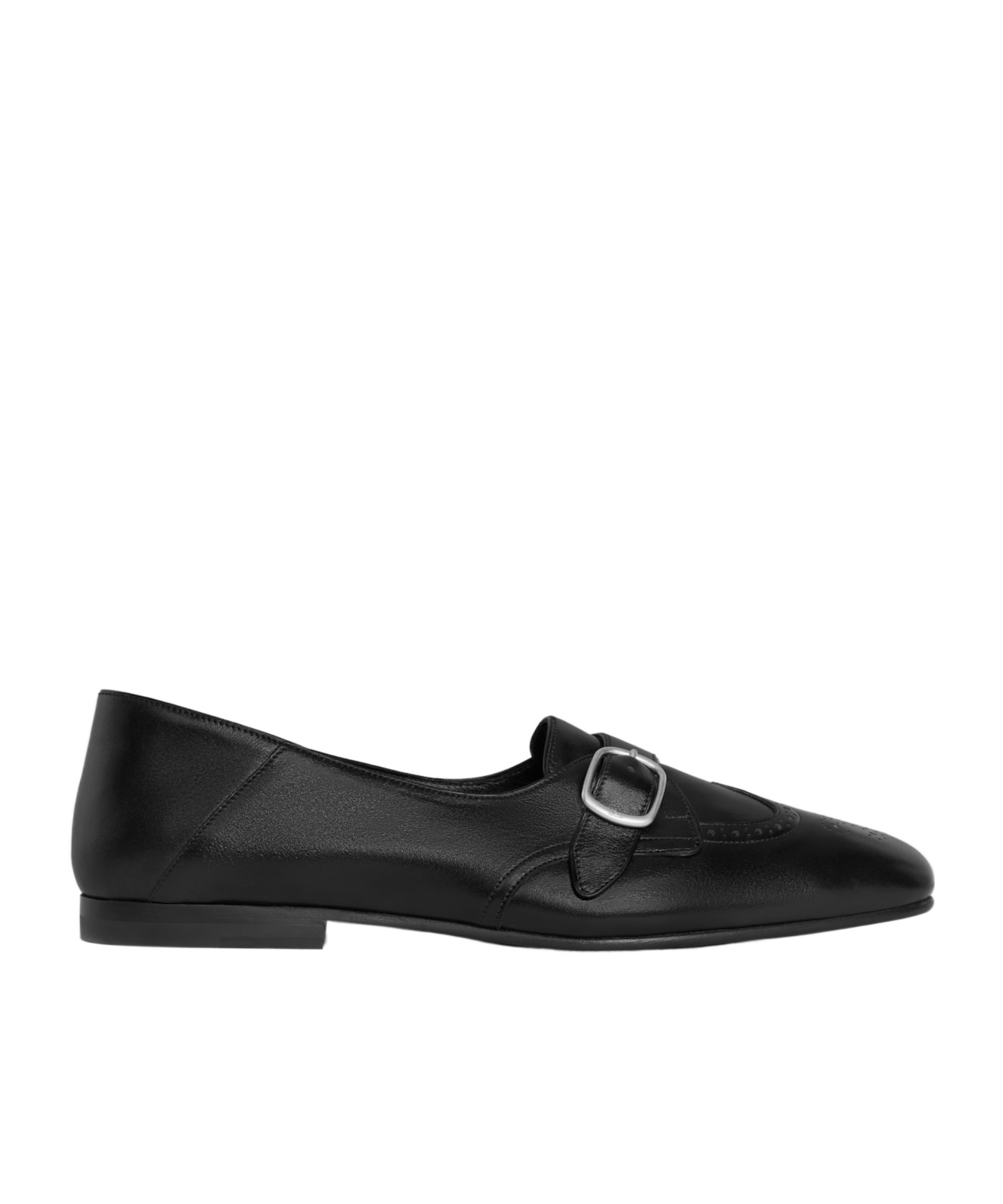 Celine John Monk In Supple Calfskin In Black
