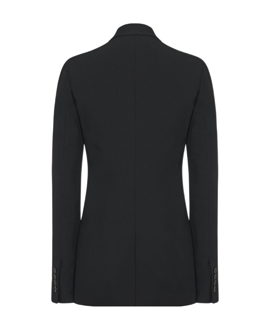 The Row Double-breasted Blazer In Black