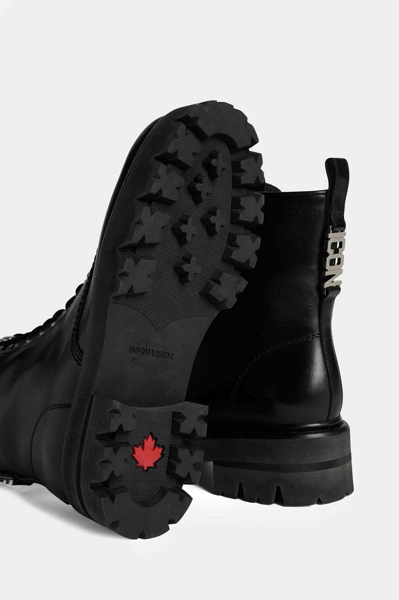 Dsquared2 Icon Clubbing Combat Boots In Black