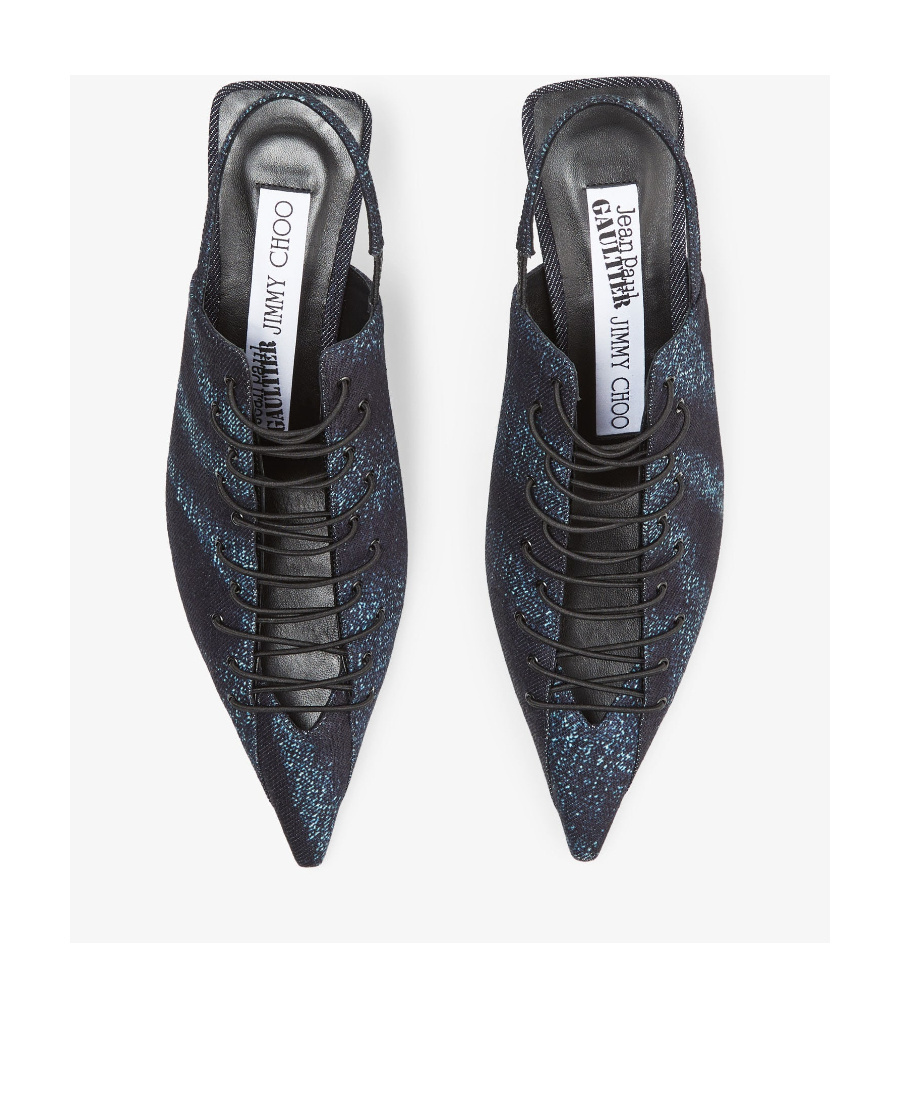Jimmy Choo X Jean Paul Gaultier 60 Slack-heeled Heels In Black