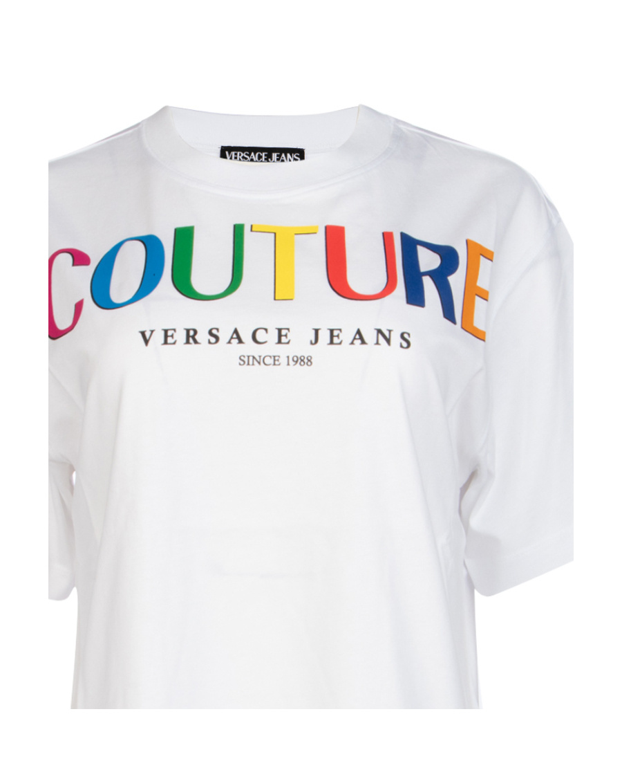 Versace Jeans Logo-print T-shirt In White