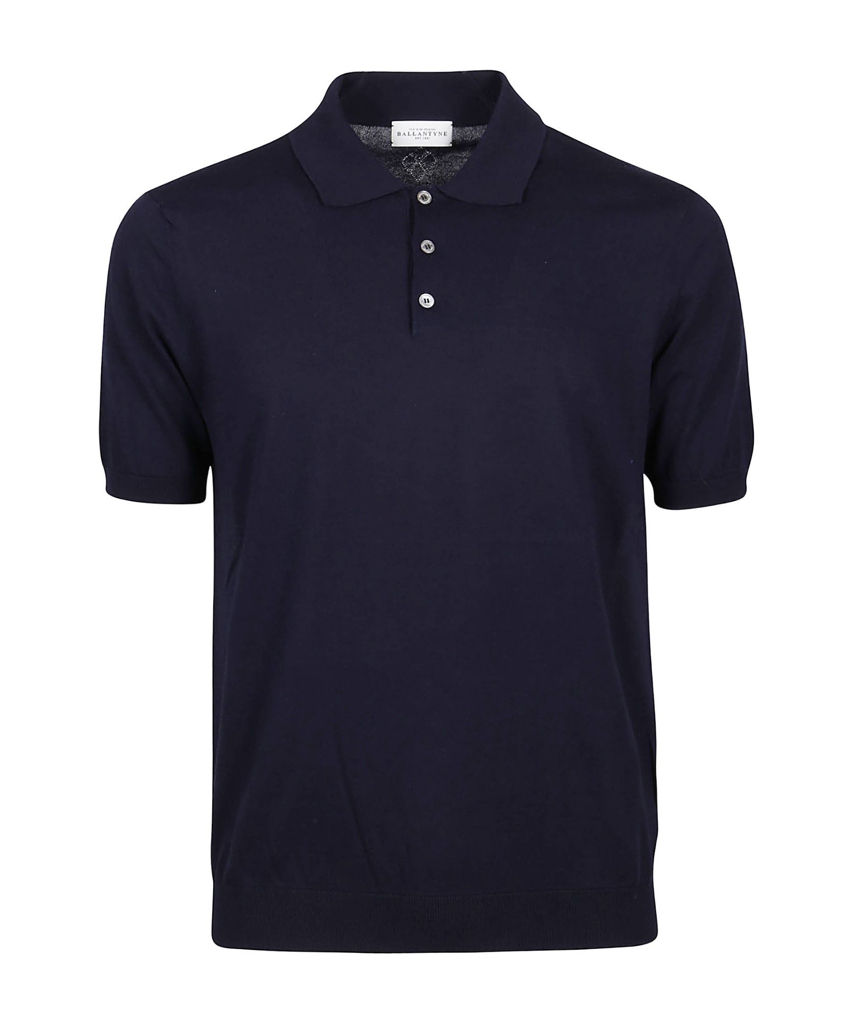 Ballantyne Cotton Polo Shirt In Black