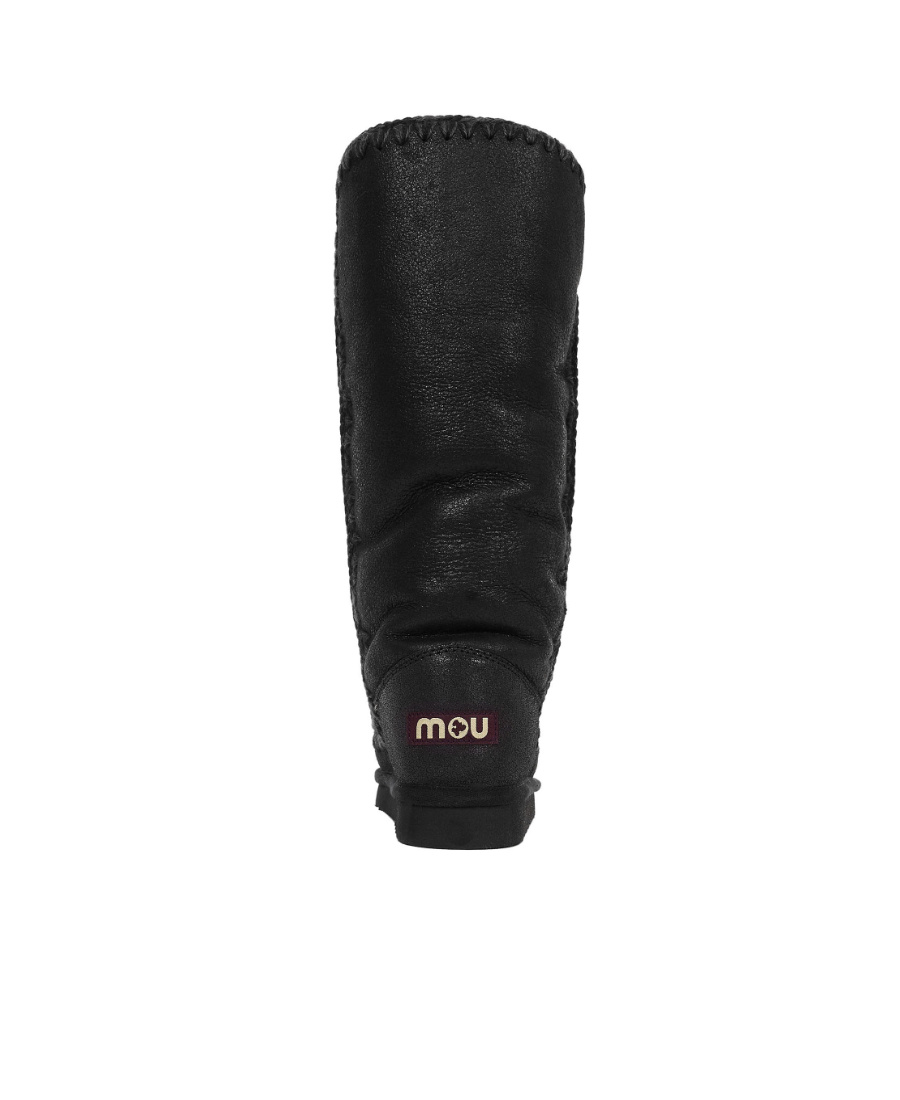 Mou Lined Interior Boots In Black