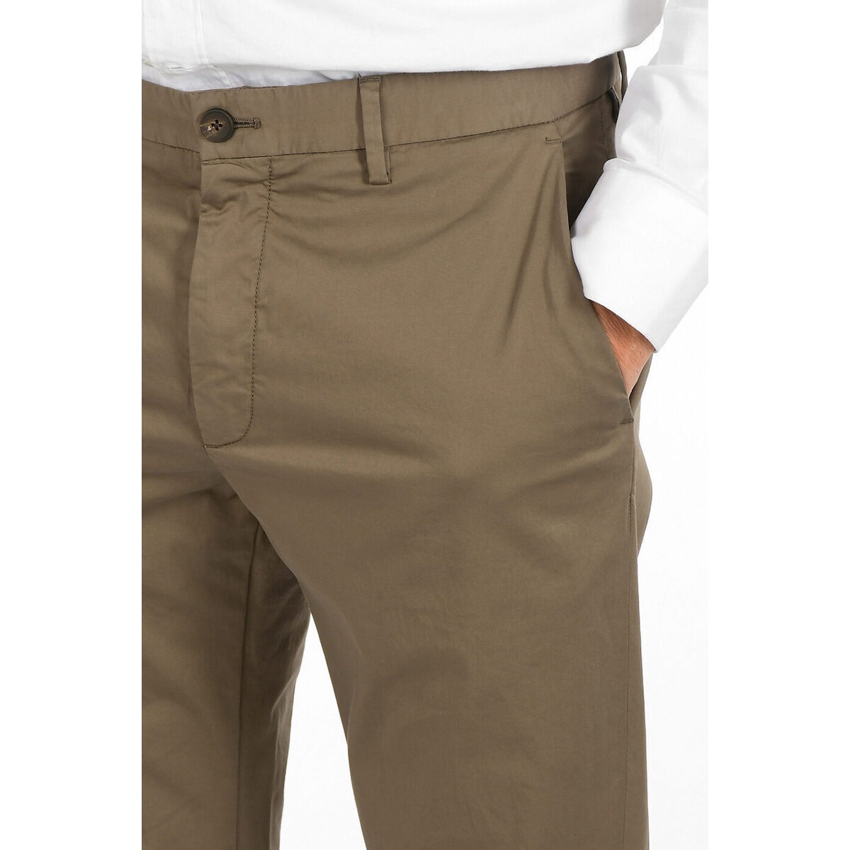 Zegna Logo Casual Pants In Brown