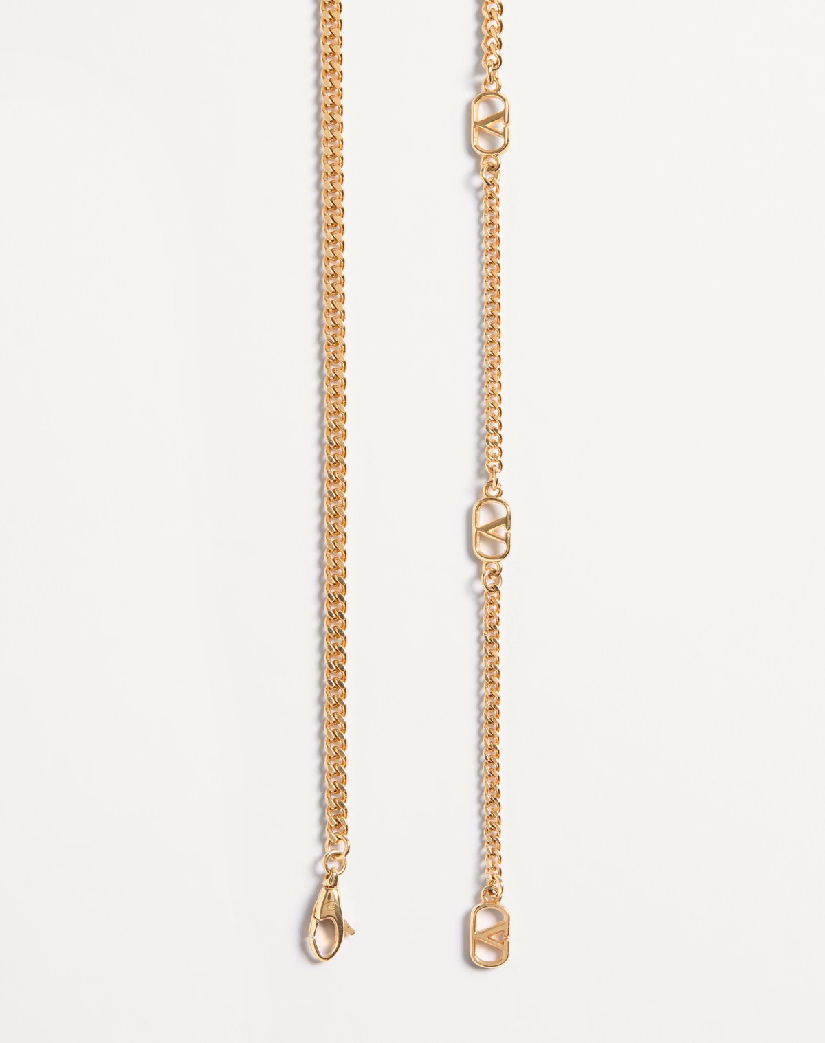Valentino Multicolor Nylon And Metal Le Chat De La Maison Necklace In Yellow