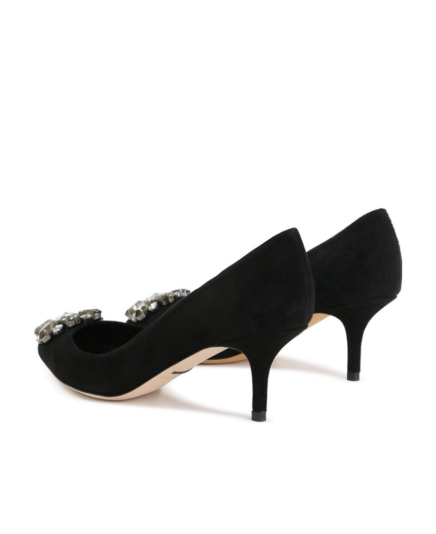 Dolce & Gabbana Logo High Heels In Black