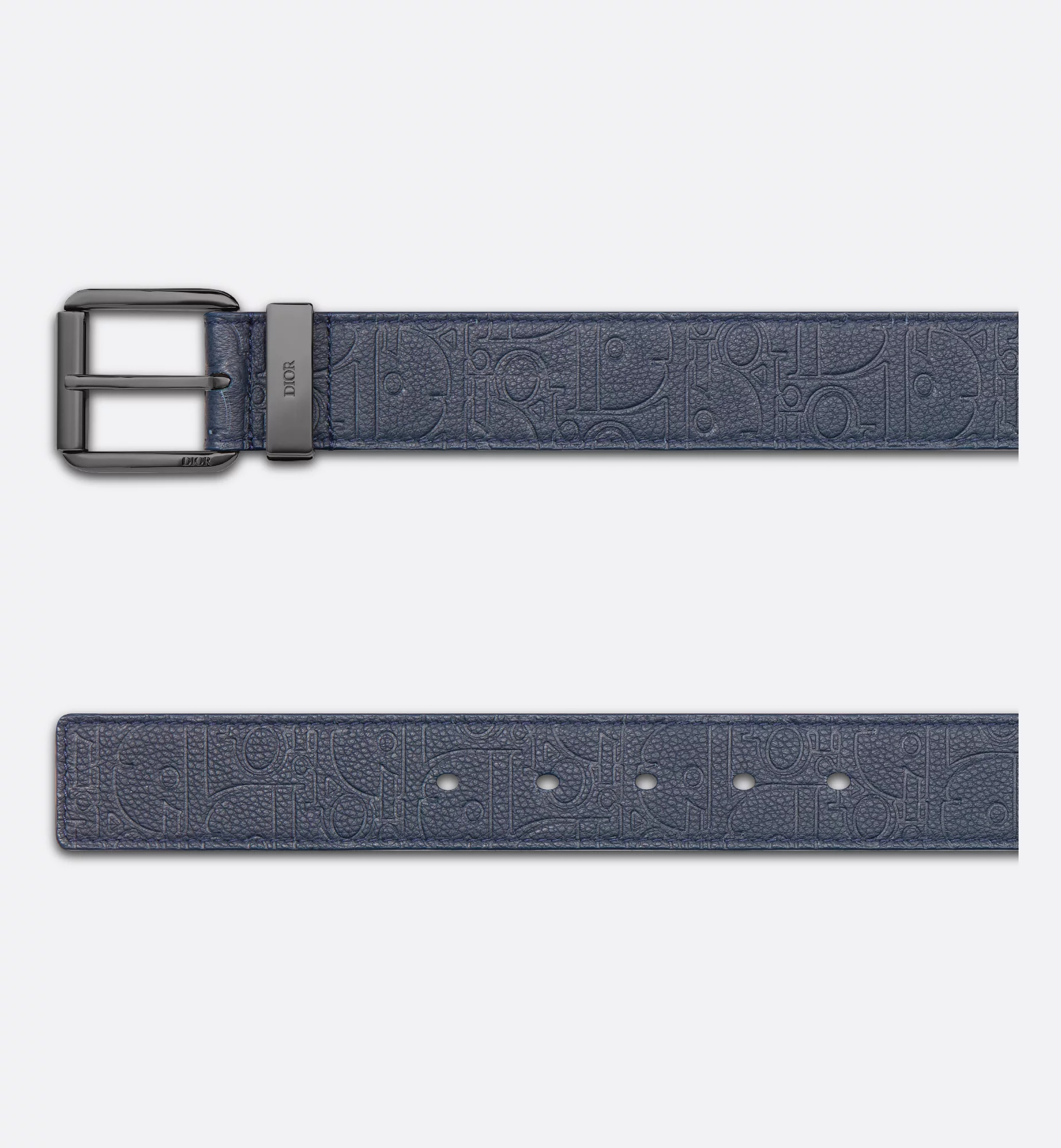 Dior Pin Buckle Belt In Blue