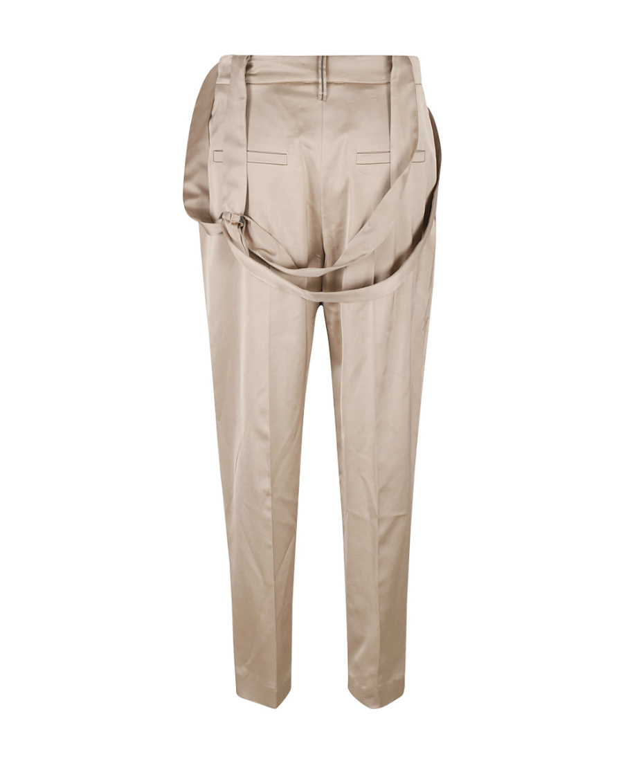 Brunello Cucinelli Wide-leg Plain Trousers In Nude