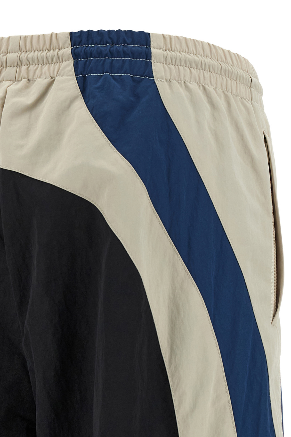 Attico Color Block Panel Joggers With Elastic In Multi