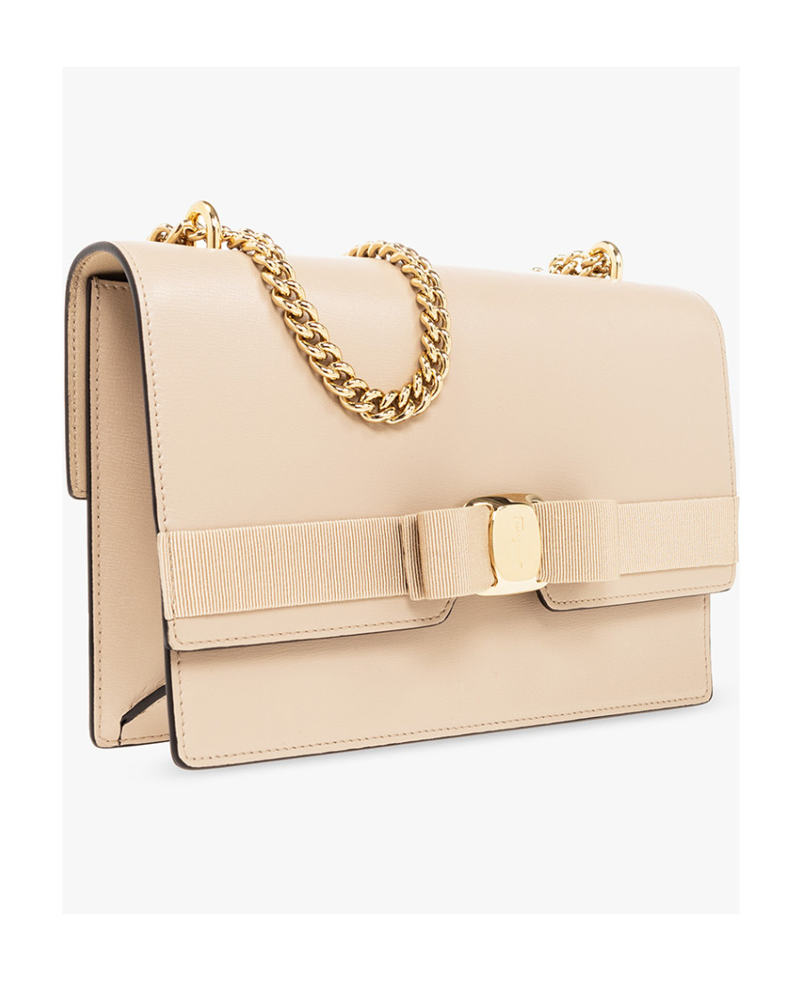 Ferragamo Bow Button Single Shoulder Bag