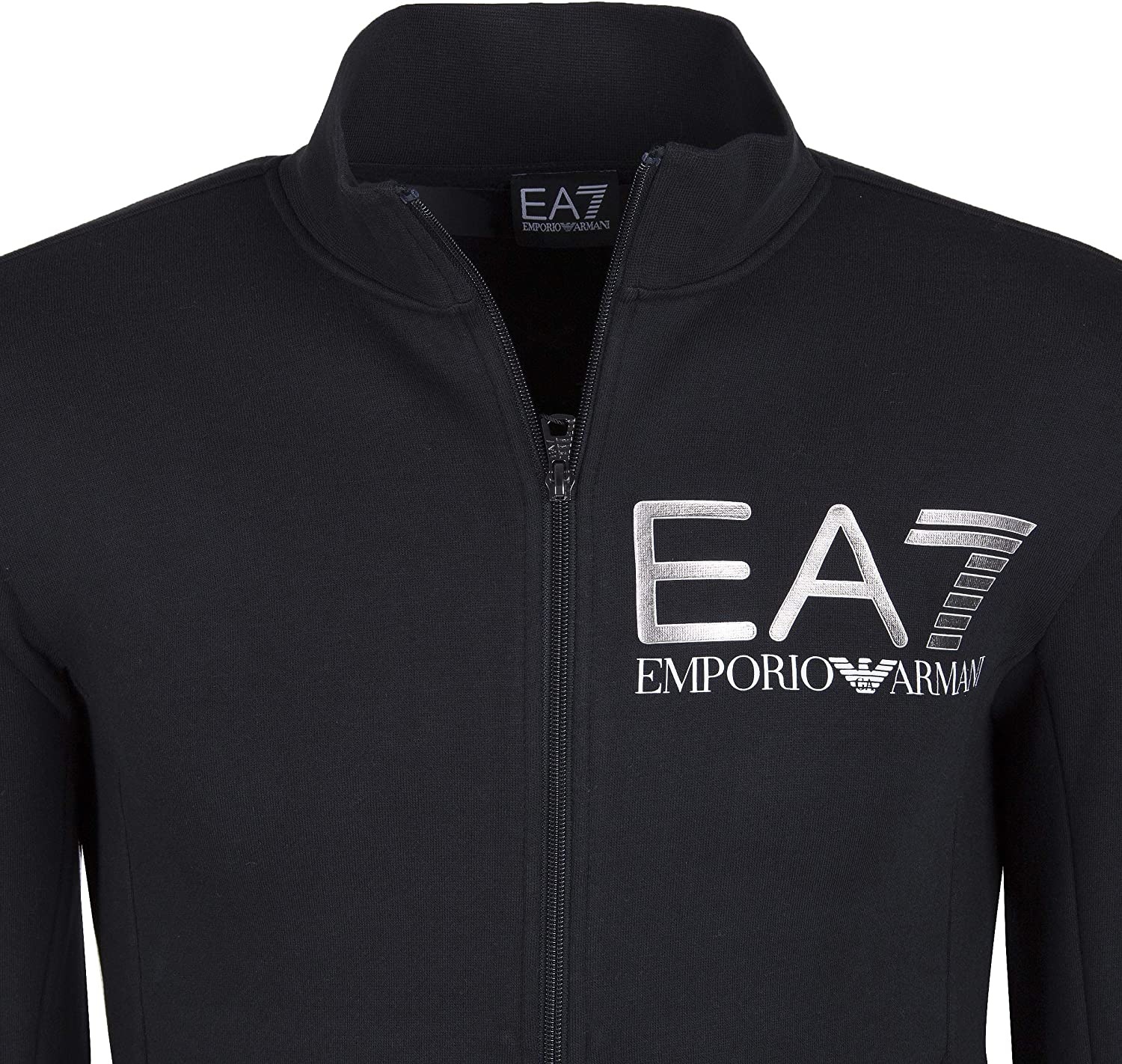 Ea7 Logo Details Sports Suit In Black
