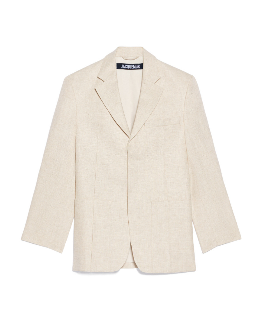 Jacquemus Square Suit Coat In White