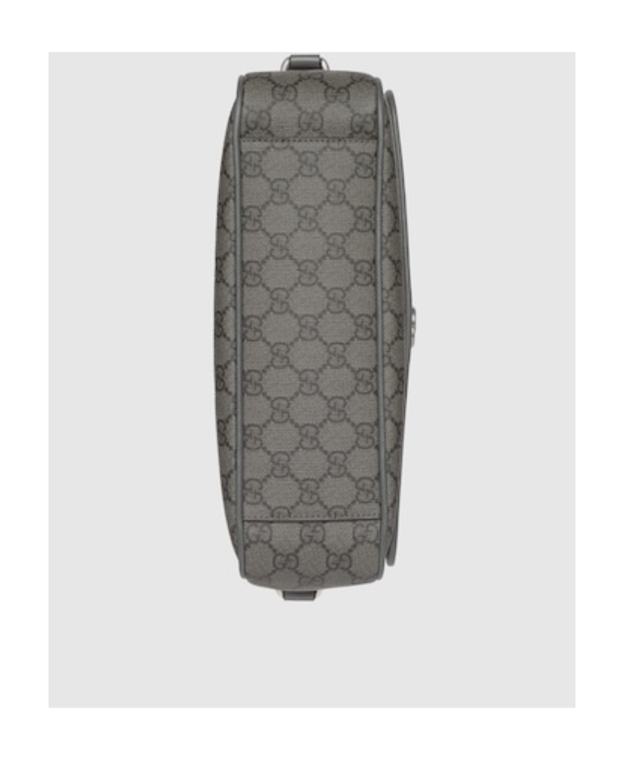 Gucci Ophidia Gg Supreme Canvas Messenger Bag In Black