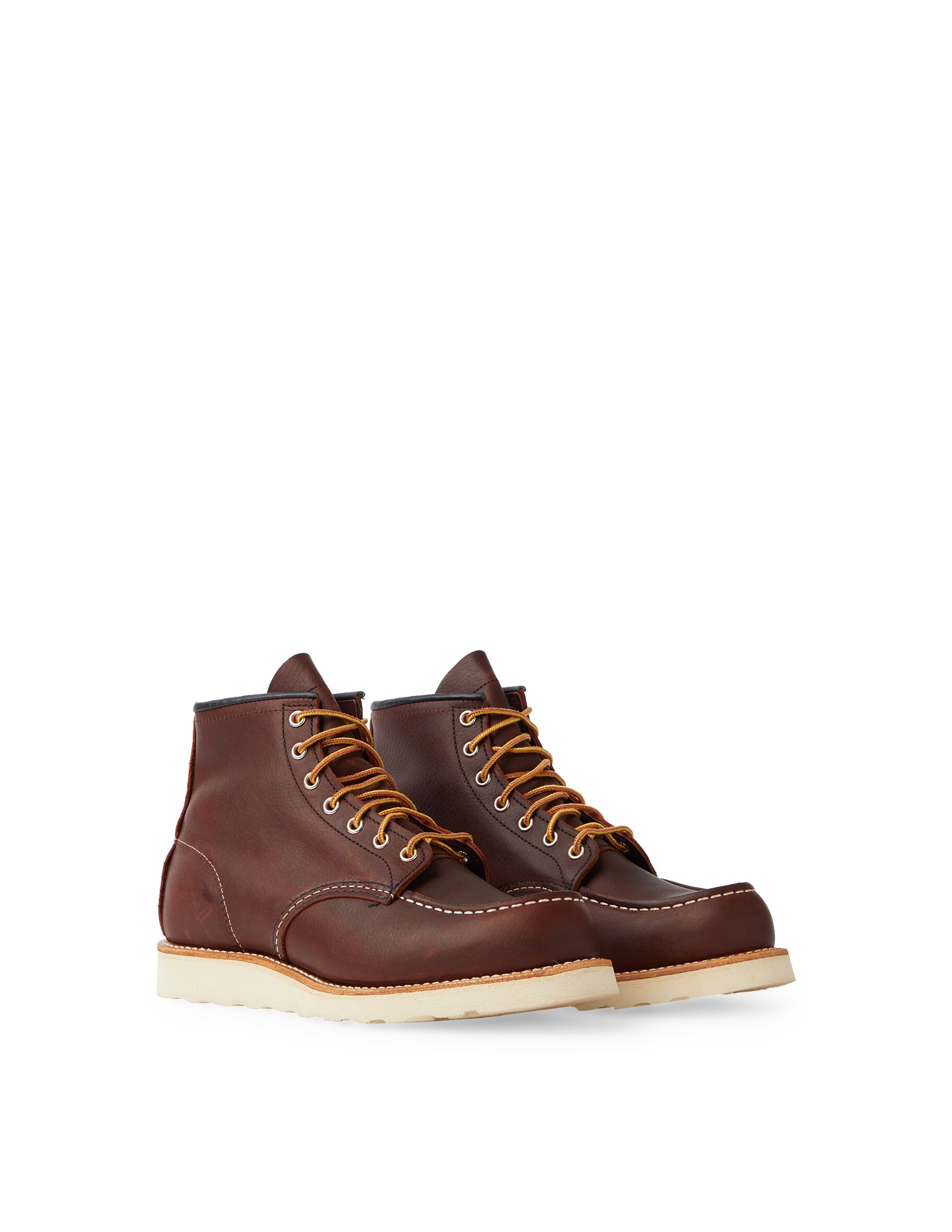 Shop Red Wing Shoes Classic Leather Boots Moc Toes In Brown