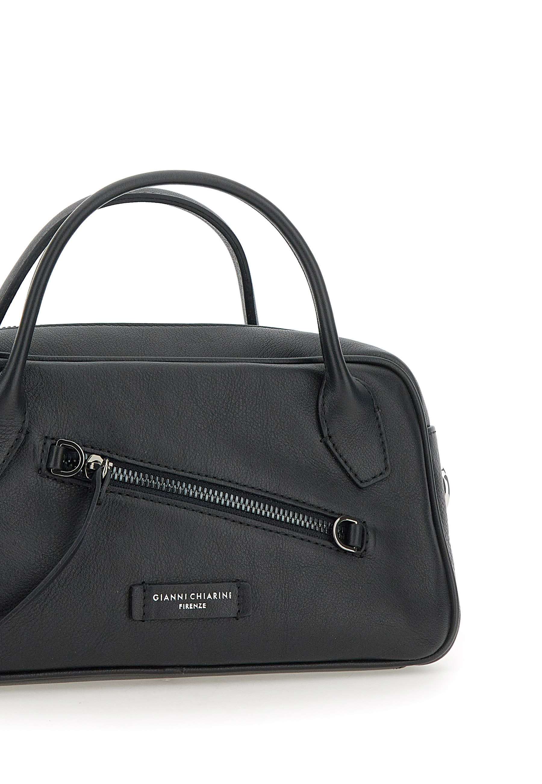 Gianni Chiarini Cindy Top Handle Bag In Black