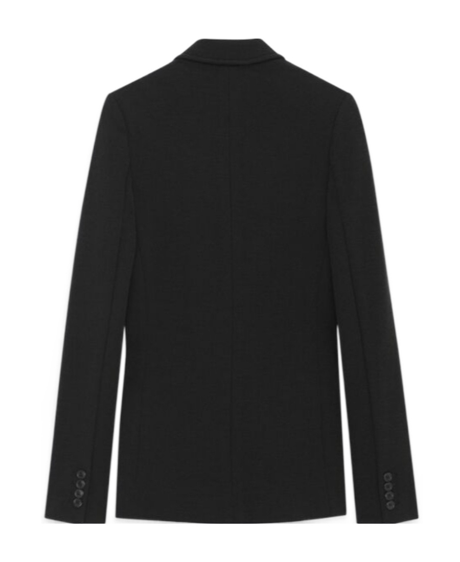 Saint Laurent Saharienne Four-pocket Blazer In Black
