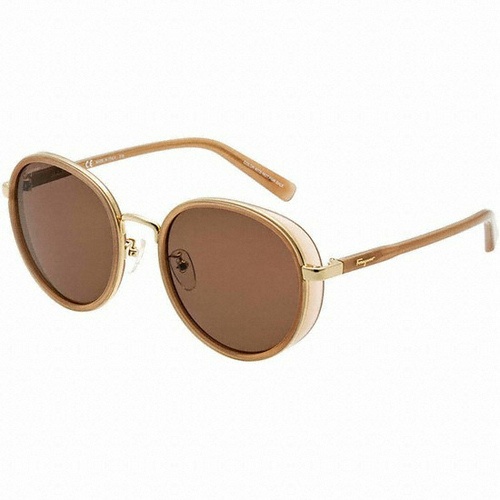 Ferragamo Logo Sunglasses In Brown