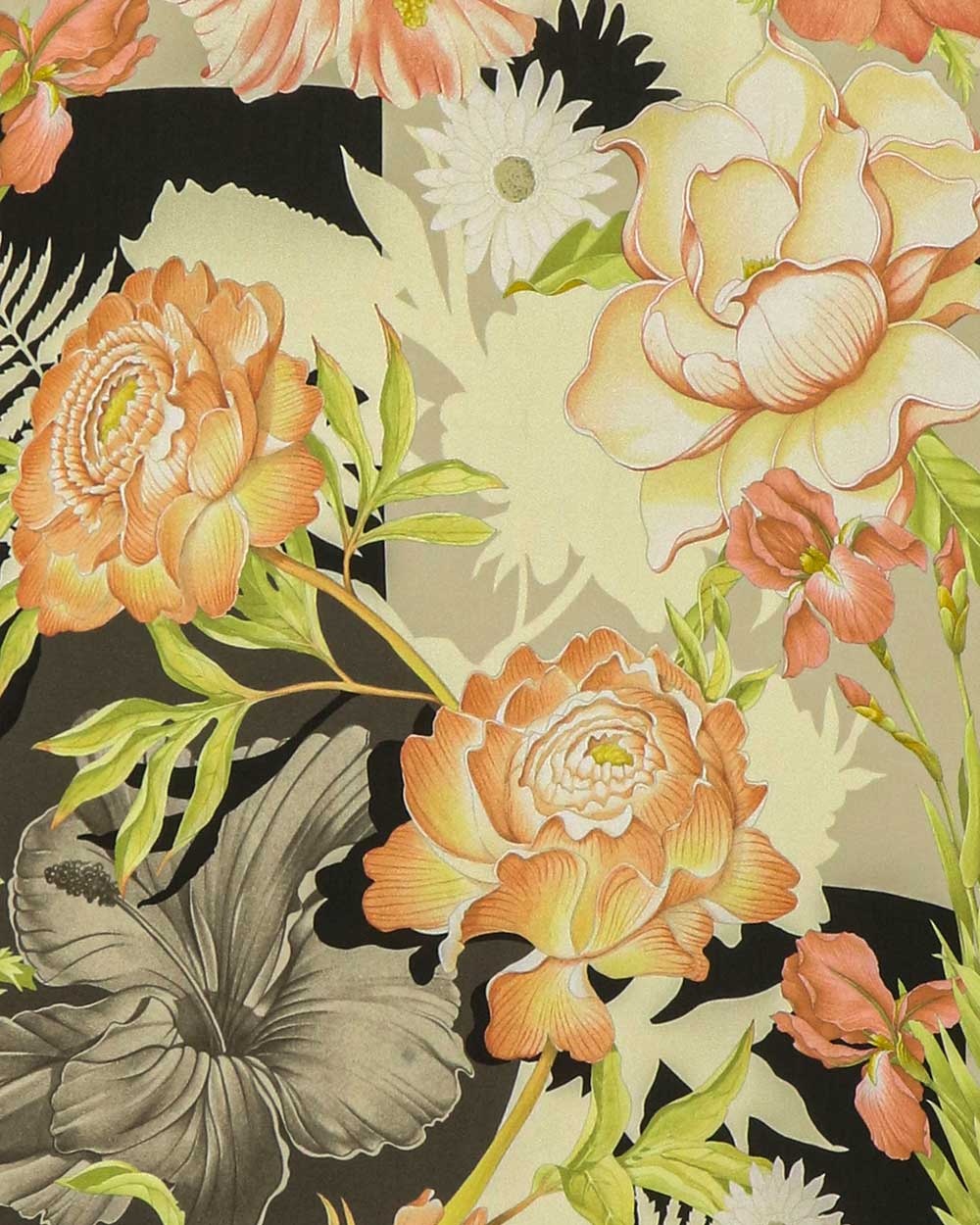 Ferragamo Printed Scarf In Nude