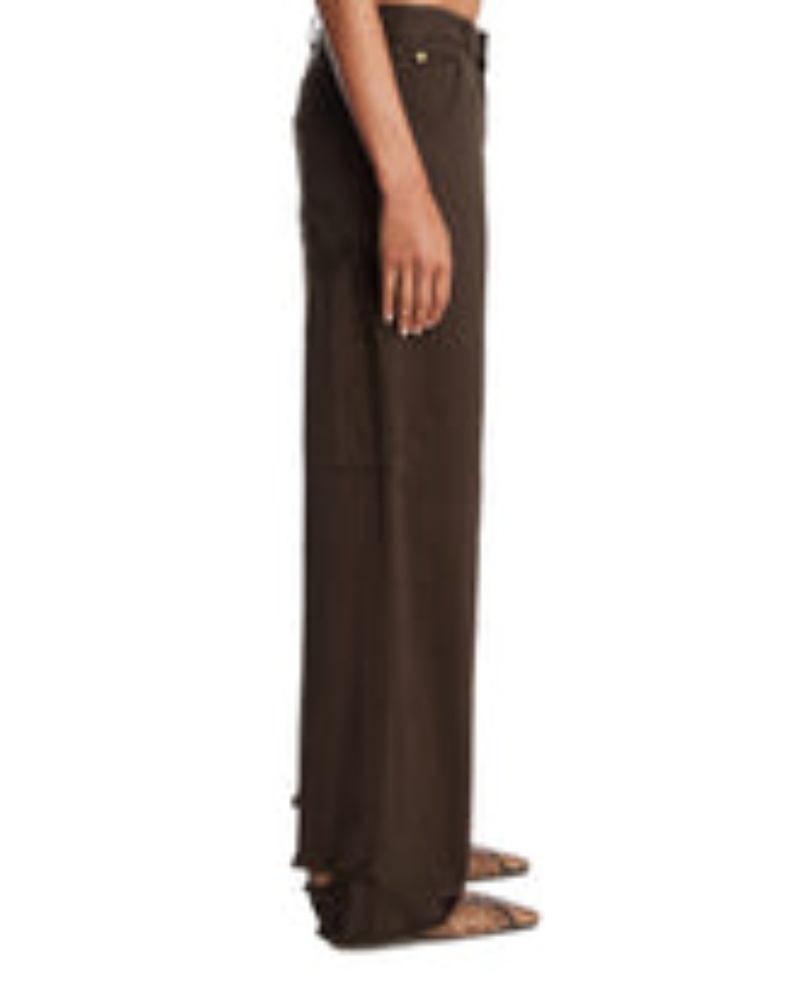 Darkpark Loose Fit Denim Carpenter Trousers In Brown