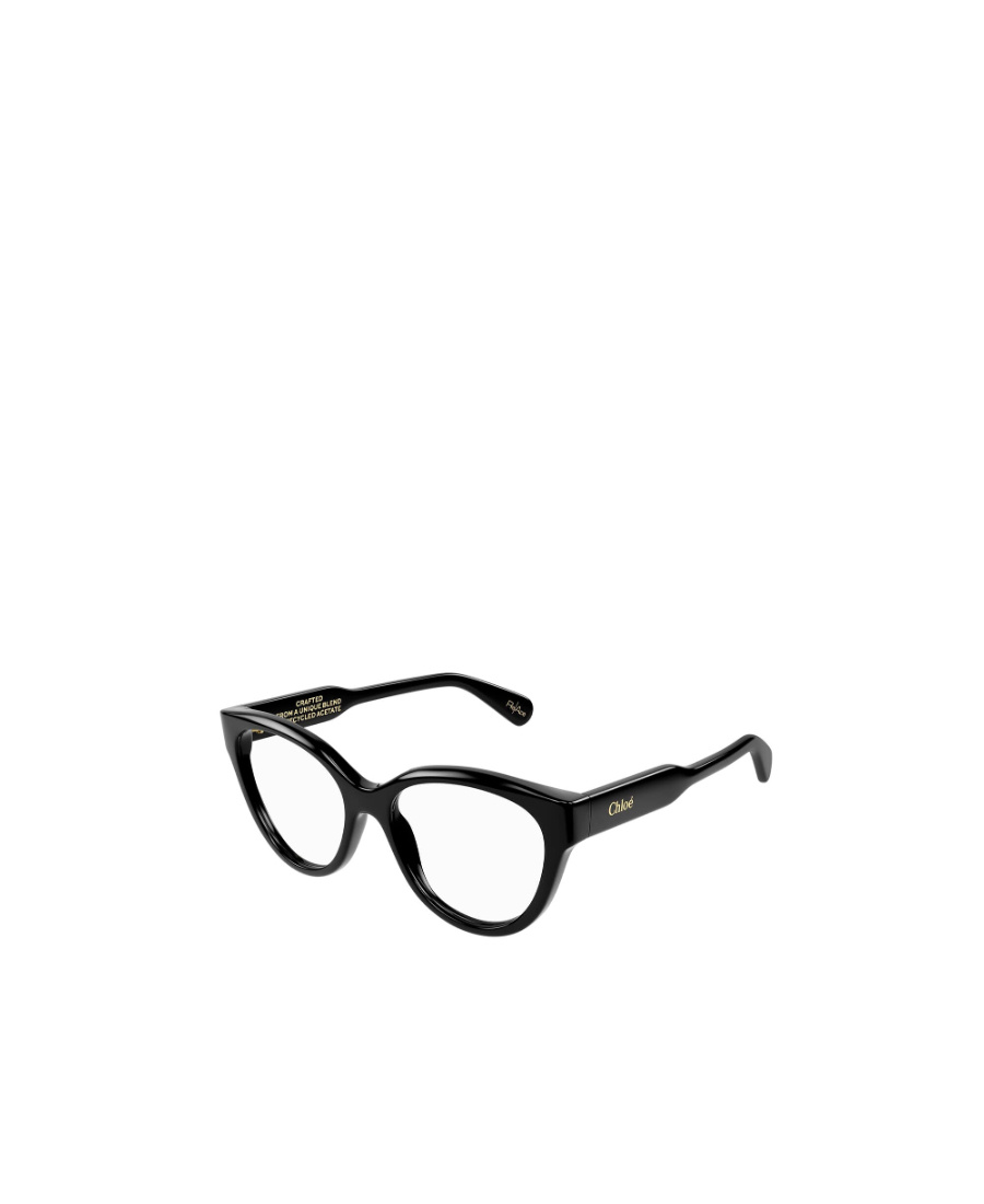 Chloé Logo Marking Flat Light Mirror In Black