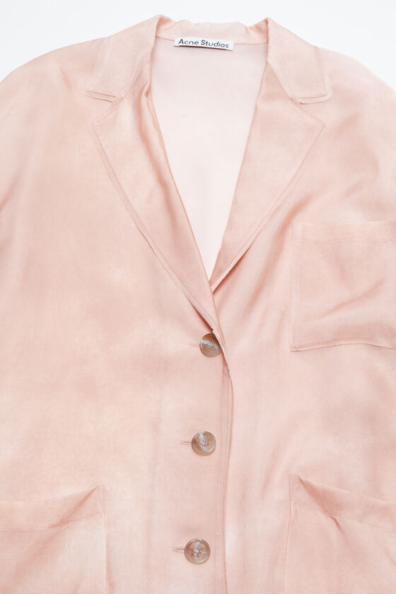 Acne Studios Single-breasted Blazer In Nude