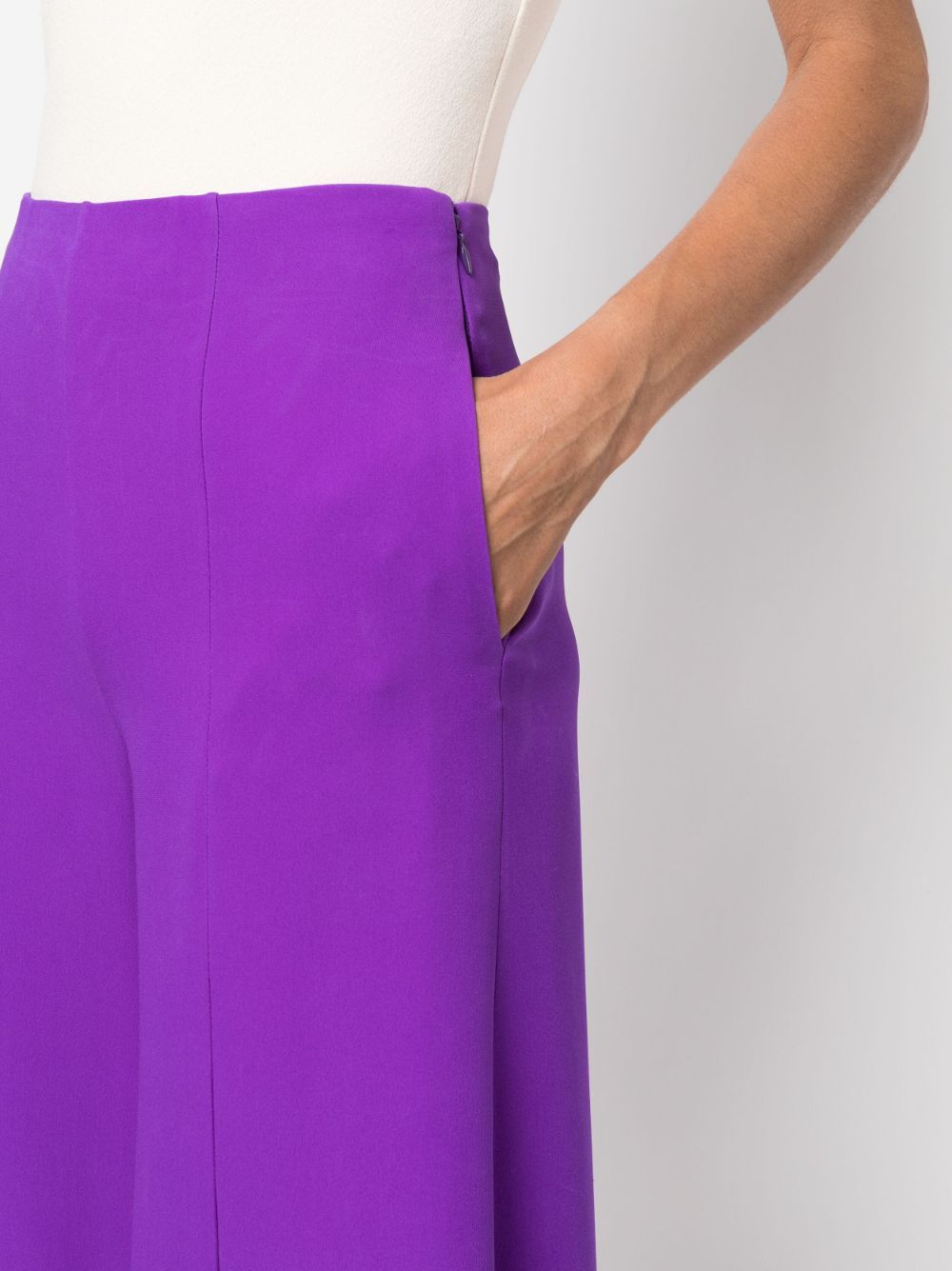 Valentino Pocket Casual Pants In Purple