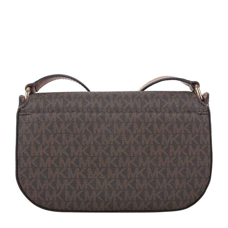 Michael Kors Logo Details Satchel In Black