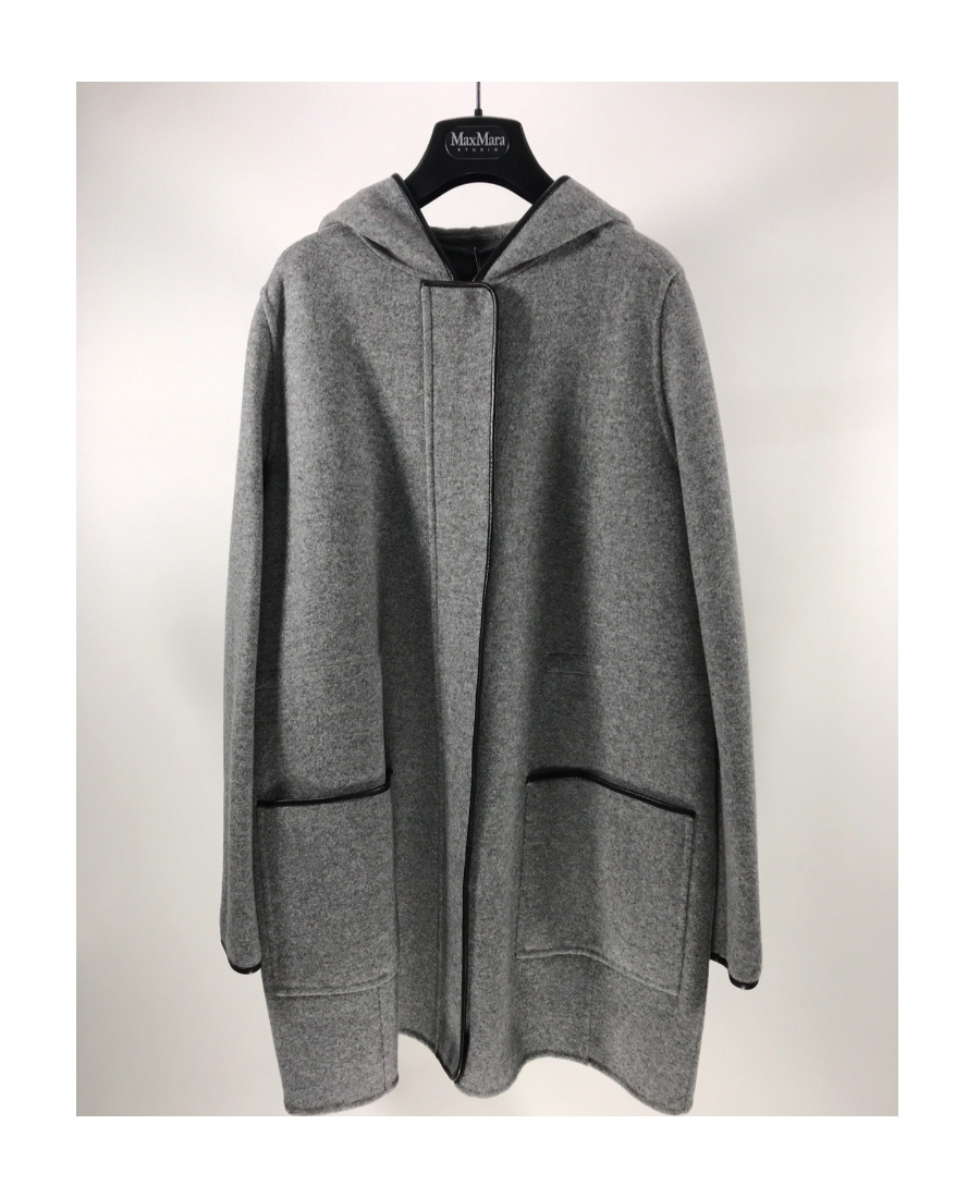 Max Mara Long-sleeved Coat In Gray