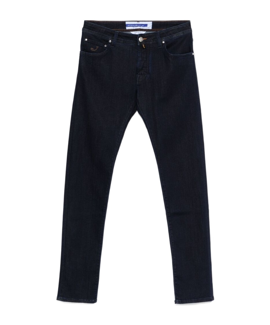 JACOB COHEN BELT-LOOP JEANS