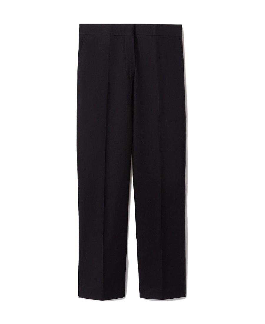 Shop Jil Sander High-rise Cropped Trousers In Black