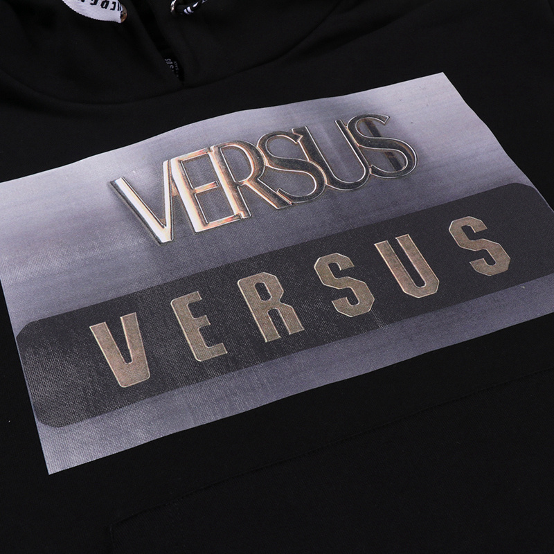 Versus Logo Details Sweater In Black
