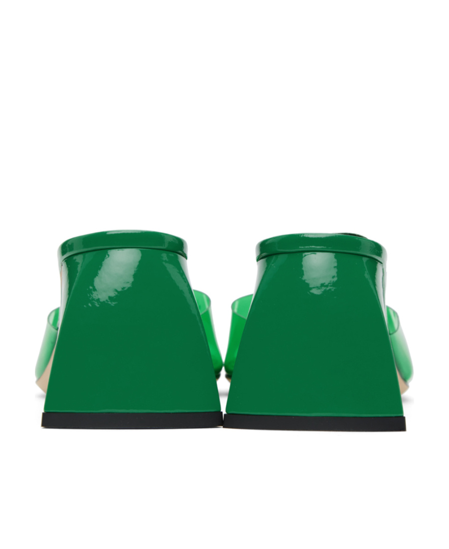 By Far Romy High-heeled Sandals In Green