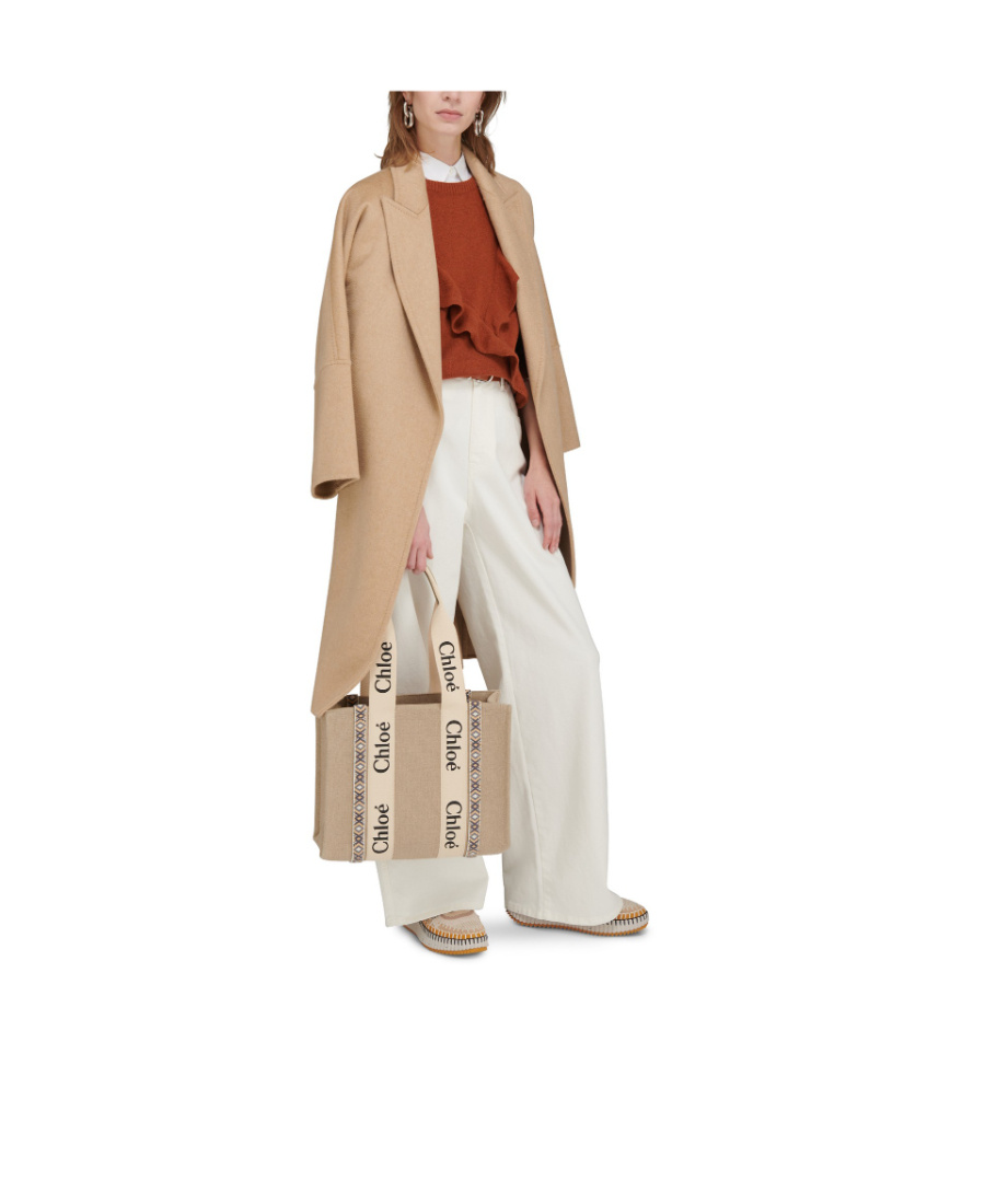 Chloé Nama Embroidered Suede And Recycled-mesh Sneakers In White