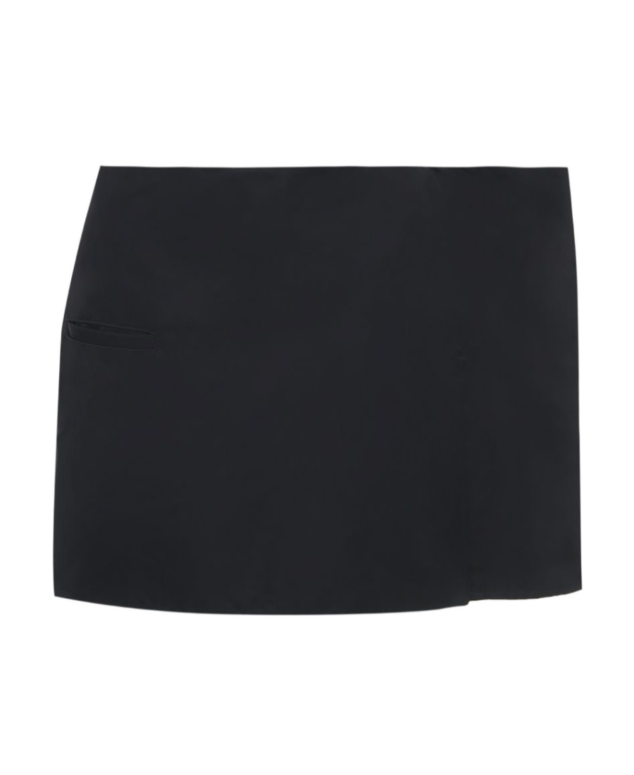 Jw Anderson Side-panel Mid-rise Miniskirt In Black