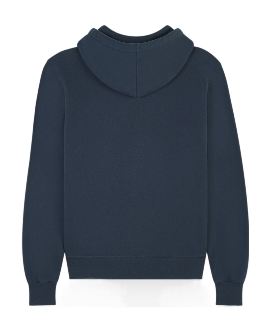Maison Kitsuné Man Sweatshirt Navy Size Xl Cotton In Blue