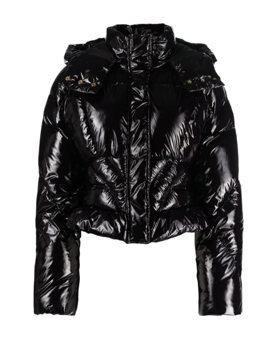 Pinko Hooded Puffer Jacket In White