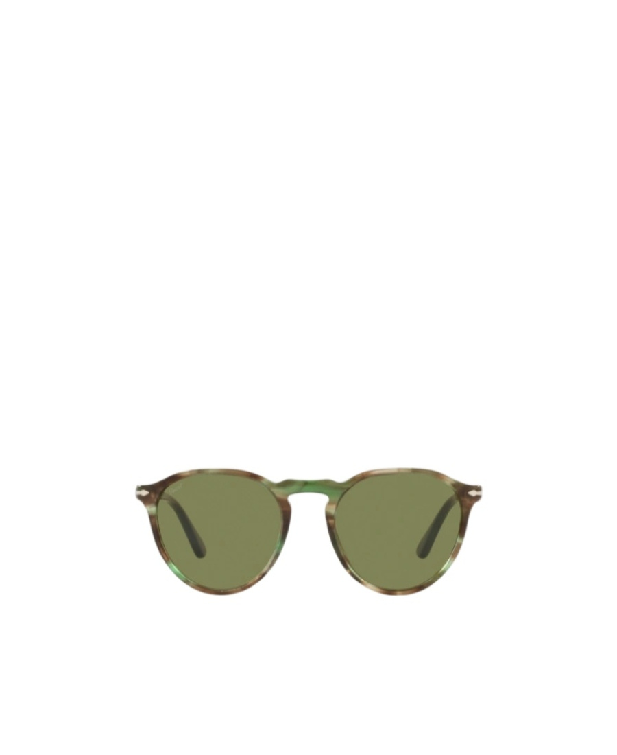Persol Po3286s Pantos-frame Sunglasses In Green